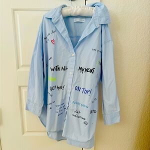 Girls bouton down shirt